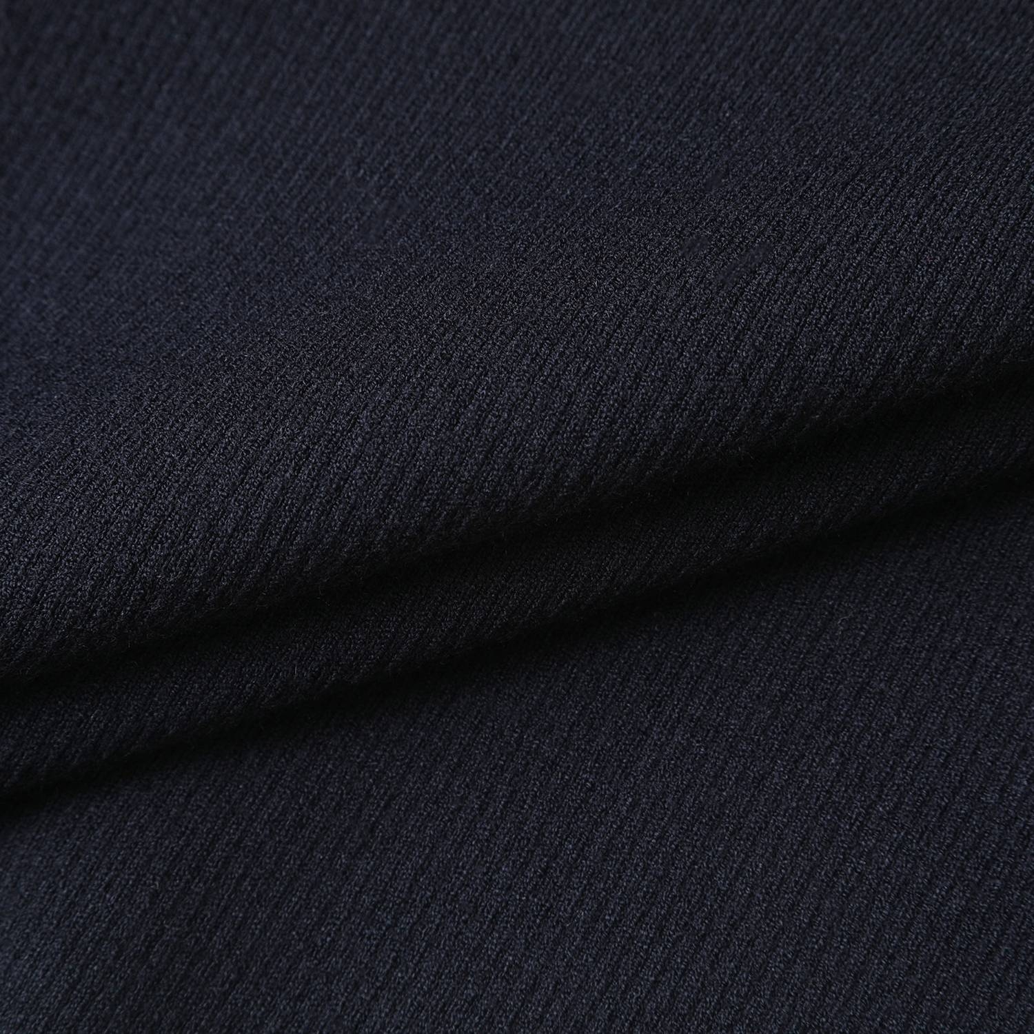 Ribbed Collar Long Sleeve Knit_NA