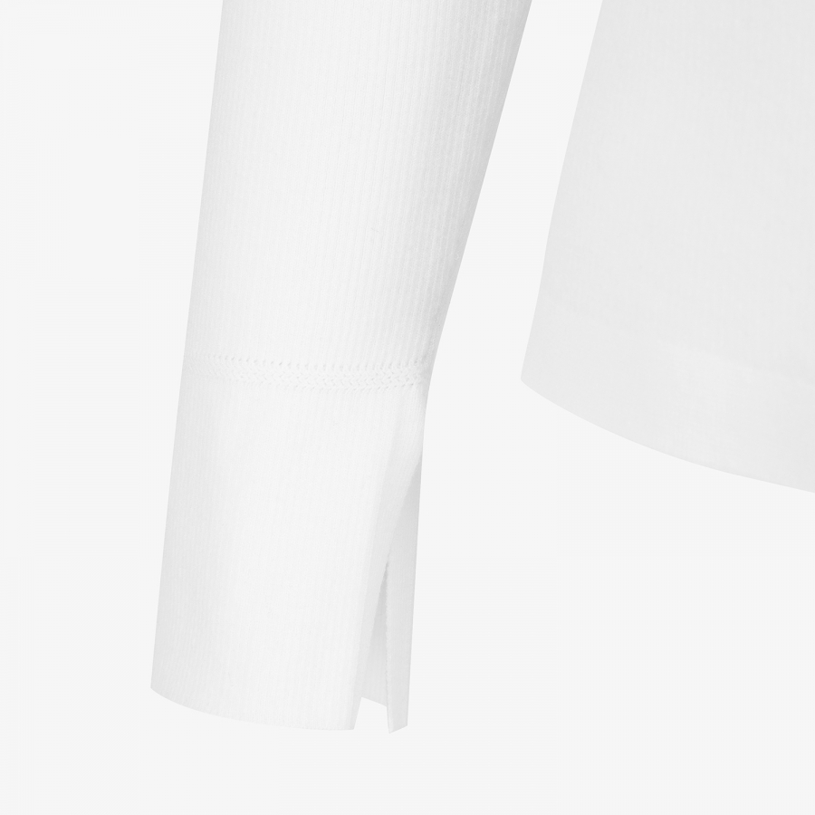 Ribbed Collar Long Sleeve Knit_WT