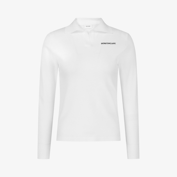 Ribbed Collar Long Sleeve Knit_WT