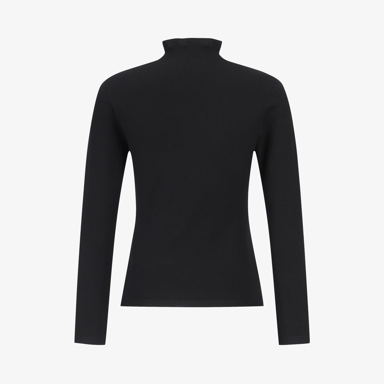 Holgarment Logo High-Neck Knit Pullover_BK