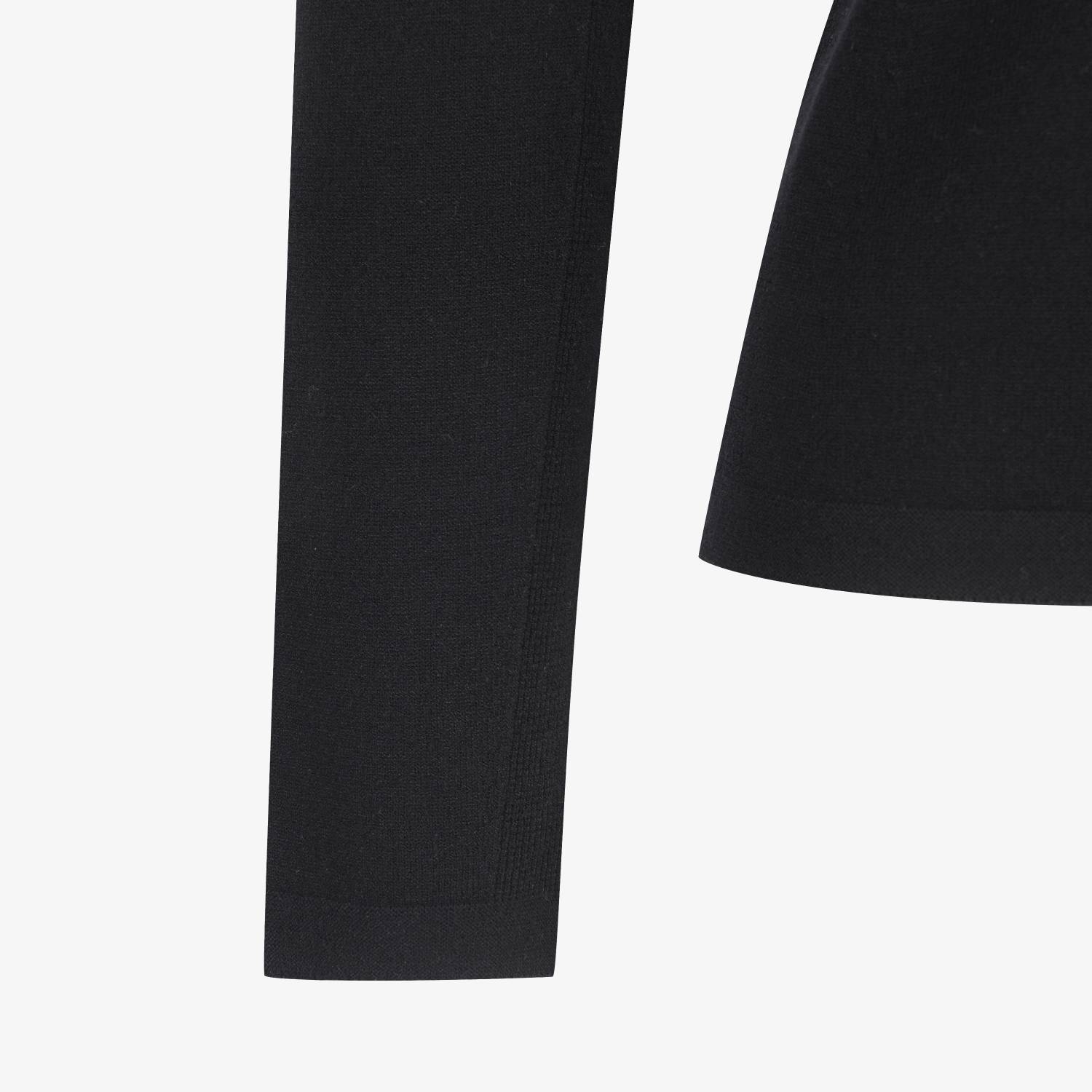 Holgarment Logo High-Neck Knit Pullover_BK