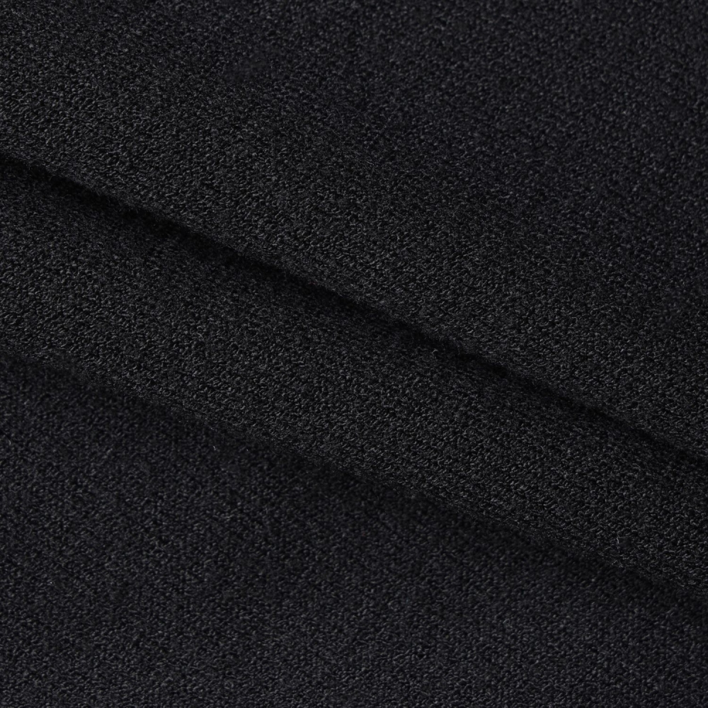 Holgarment Logo High-Neck Knit Pullover_BK