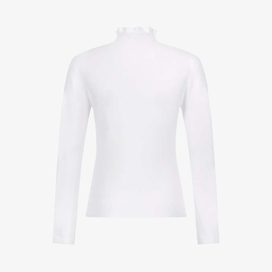 Holgarment Logo High-Neck Knit Pullover_WT
