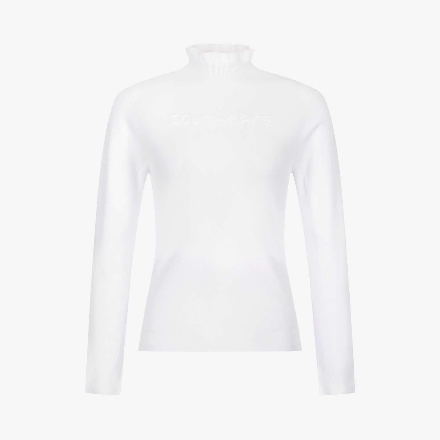 Holgarment Logo High-Neck Knit Pullover_WT