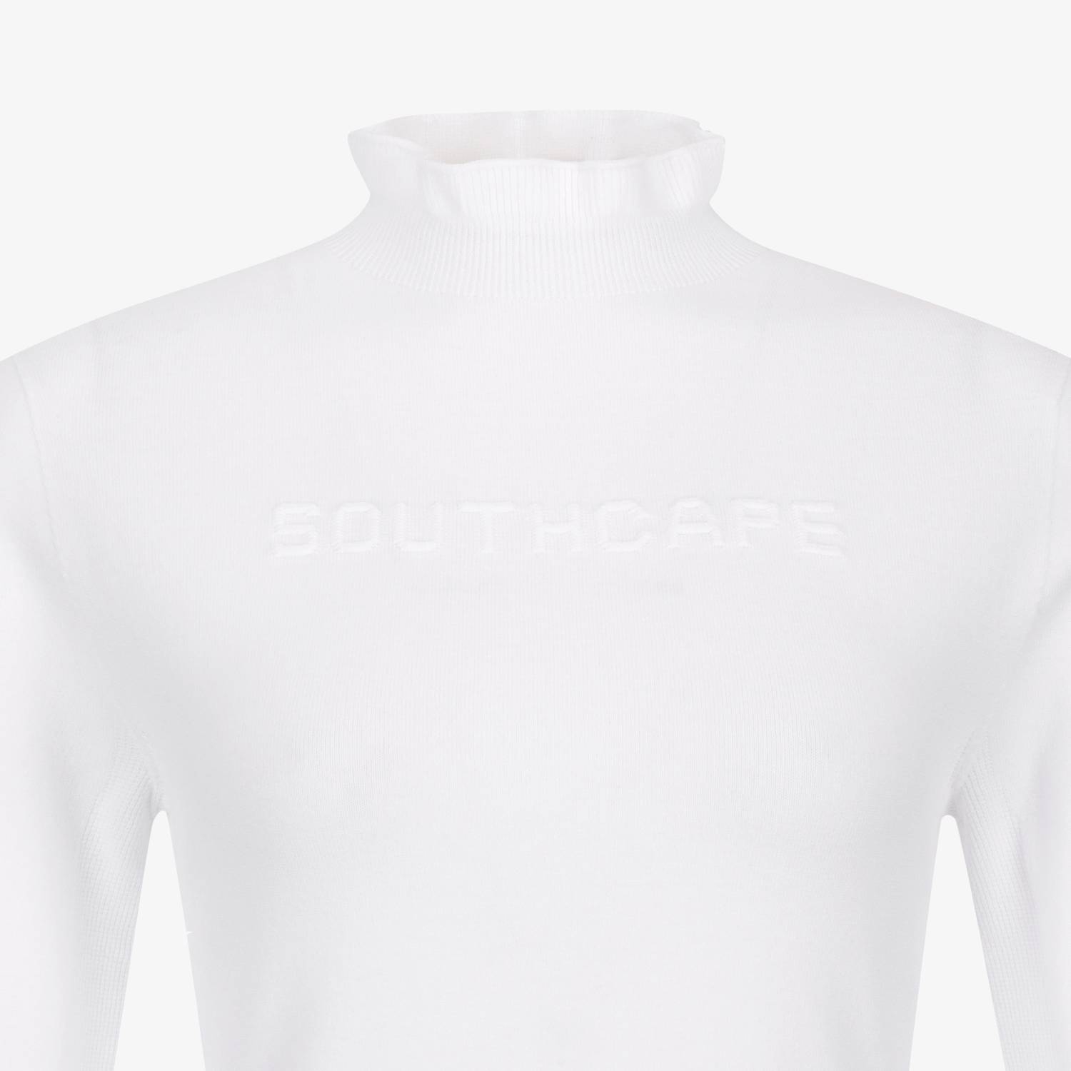 Holgarment Logo High-Neck Knit Pullover_WT