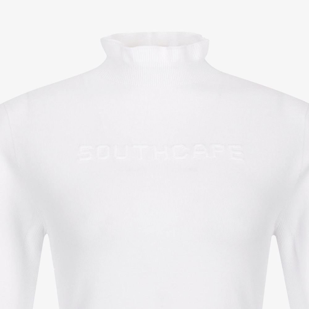 Holgarment Logo High-Neck Knit Pullover_WT
