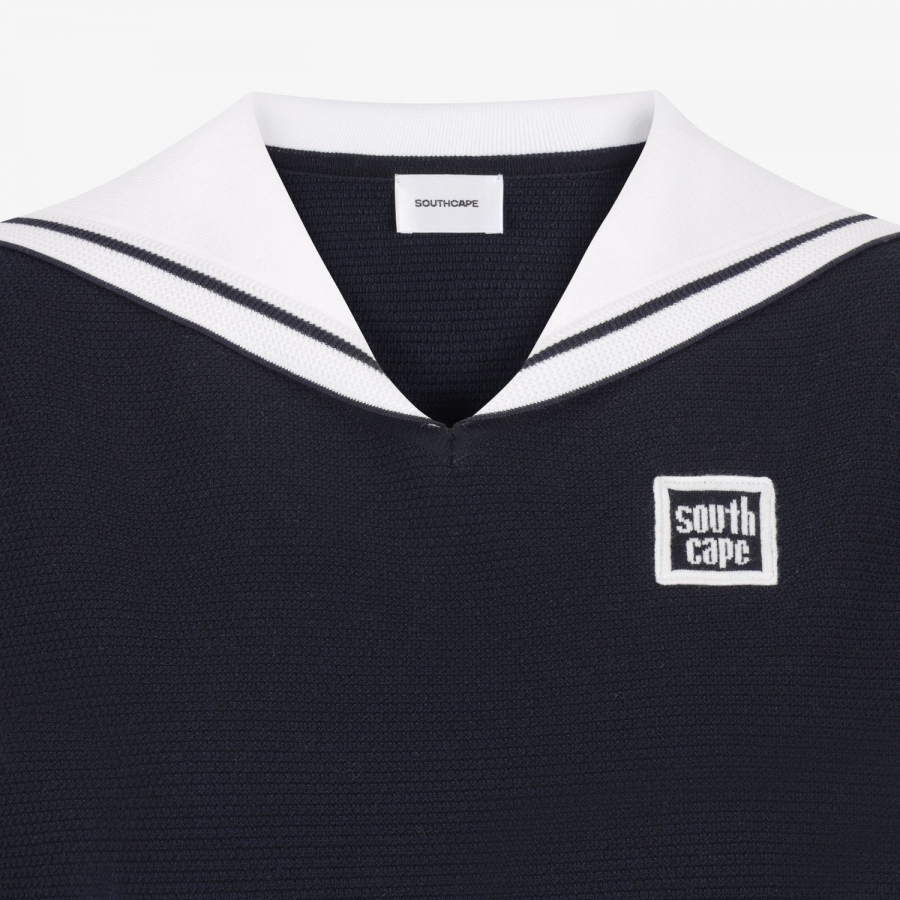 Sailor Collar Knit Vest_NA