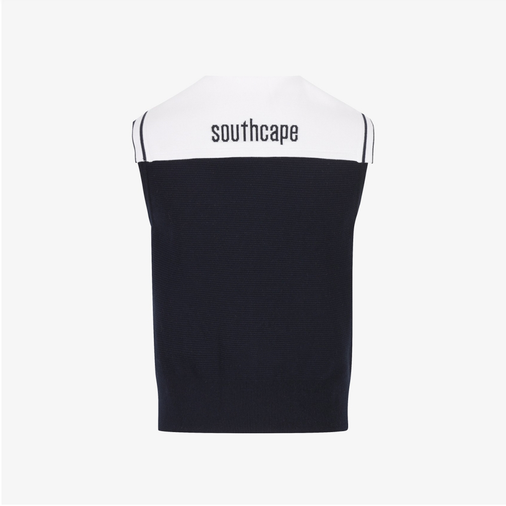 Sailor Collar Knit Vest_NA