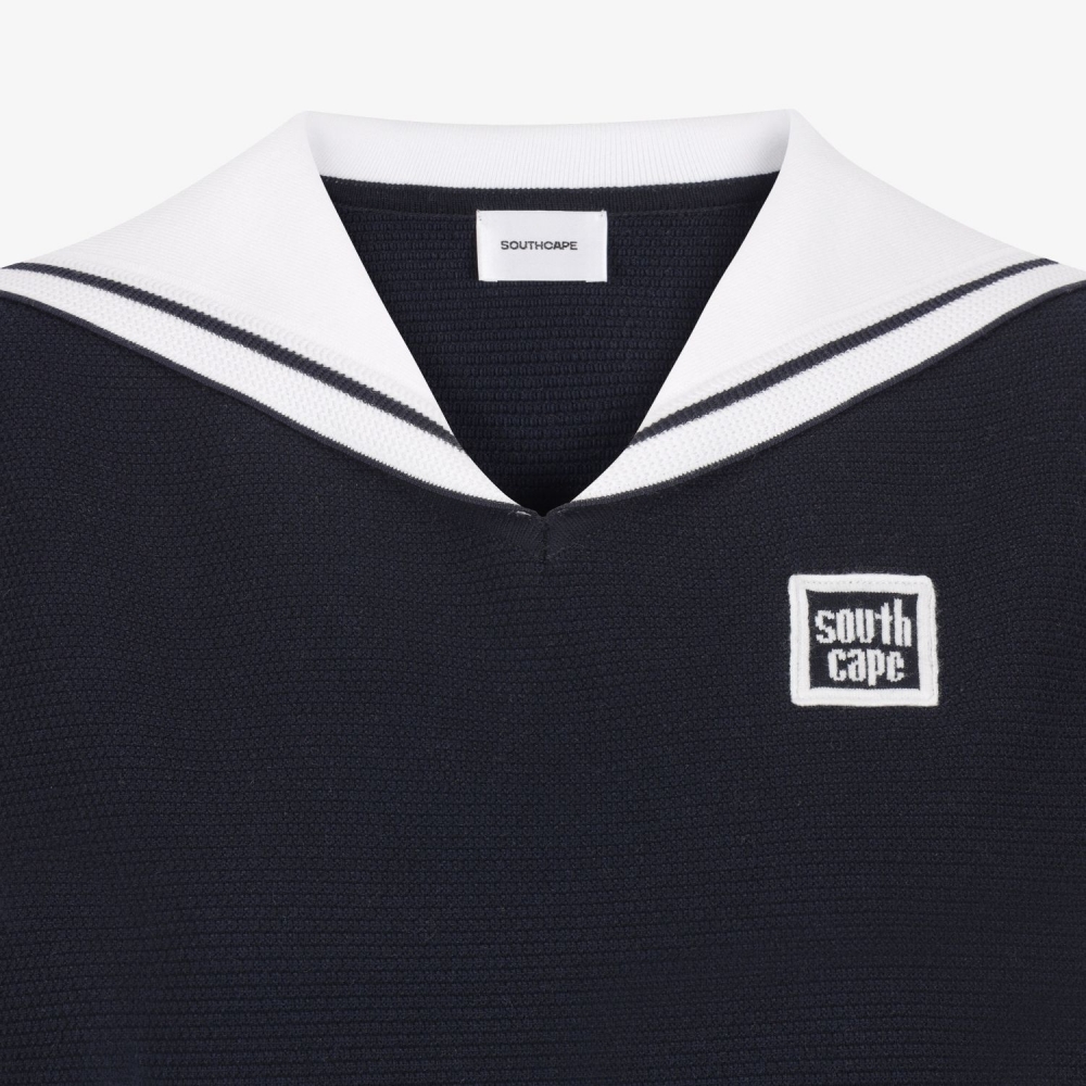 Sailor Collar Knit Vest_NA