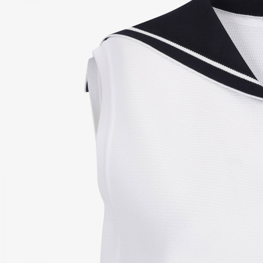 Sailor Collar Knit Vest_WT