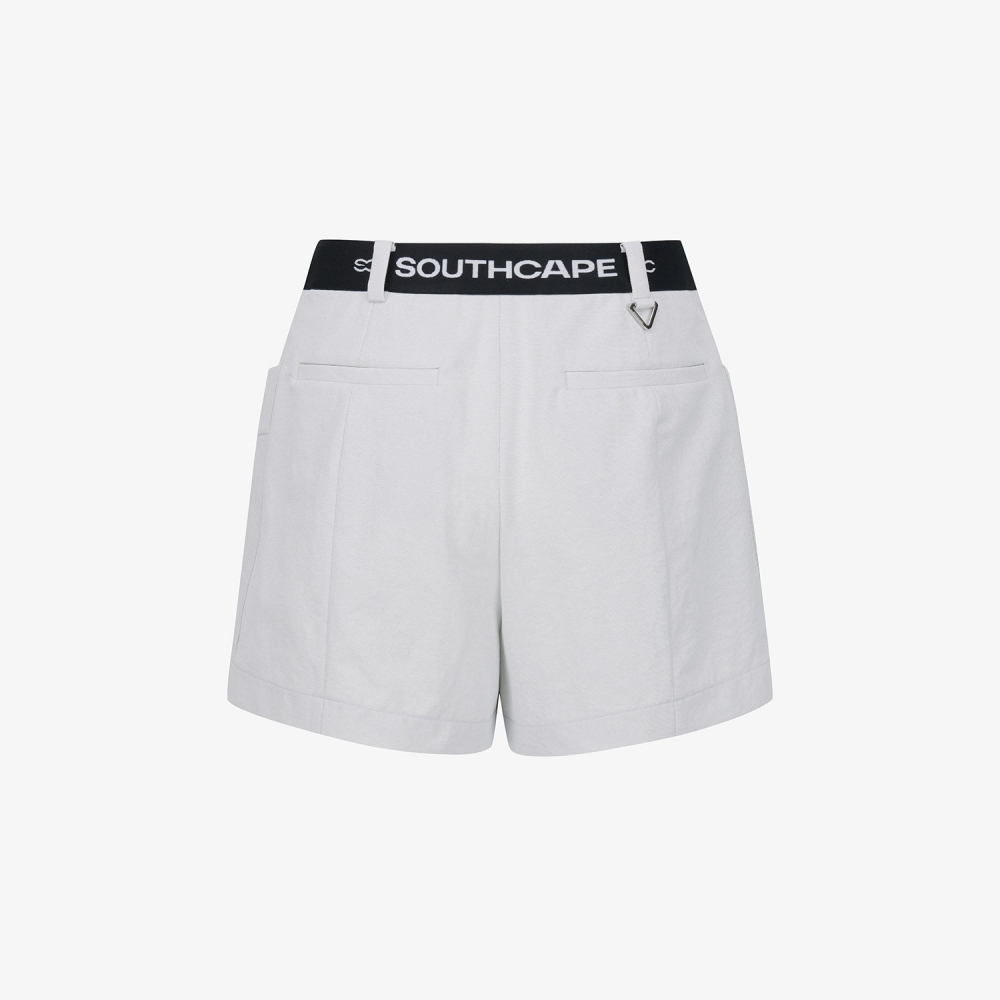 Denim-Like Out Pocket Culotte Pants_LB