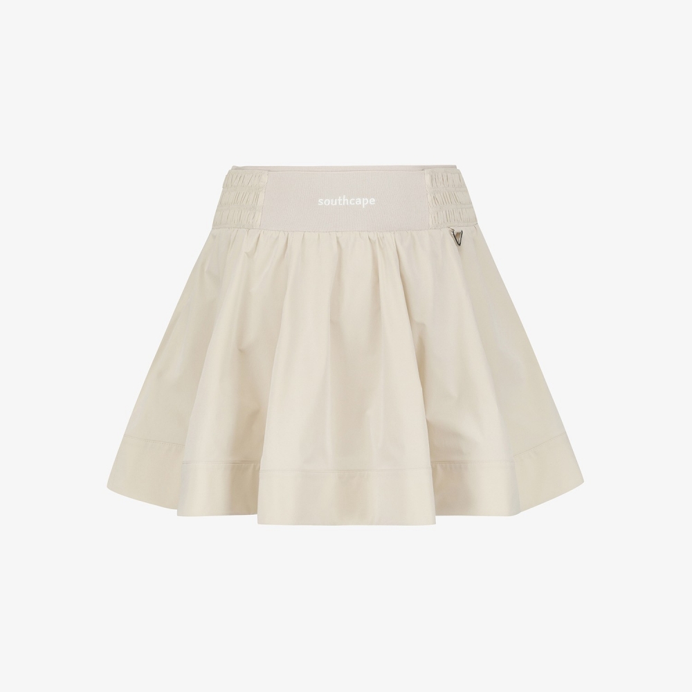 Smocked Flare Skirt_LE