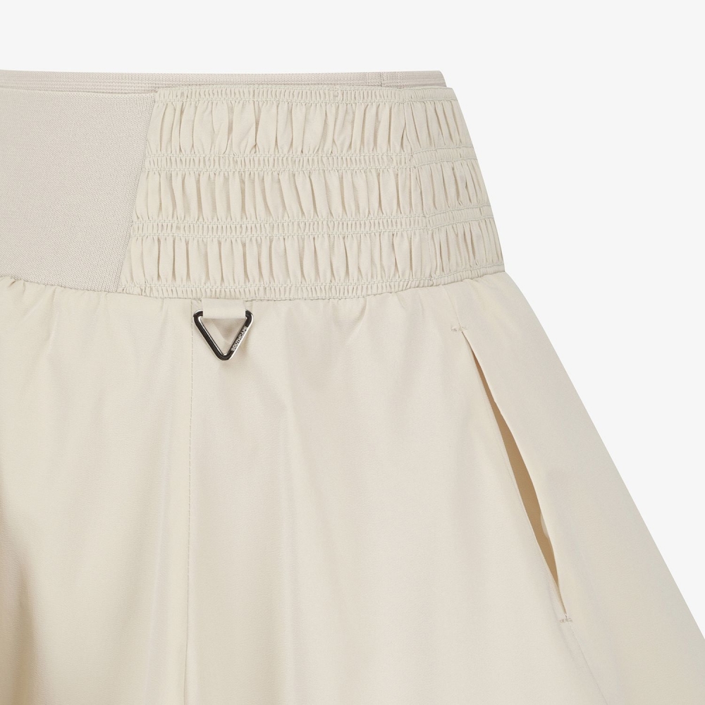 Smocked Flare Skirt_LE