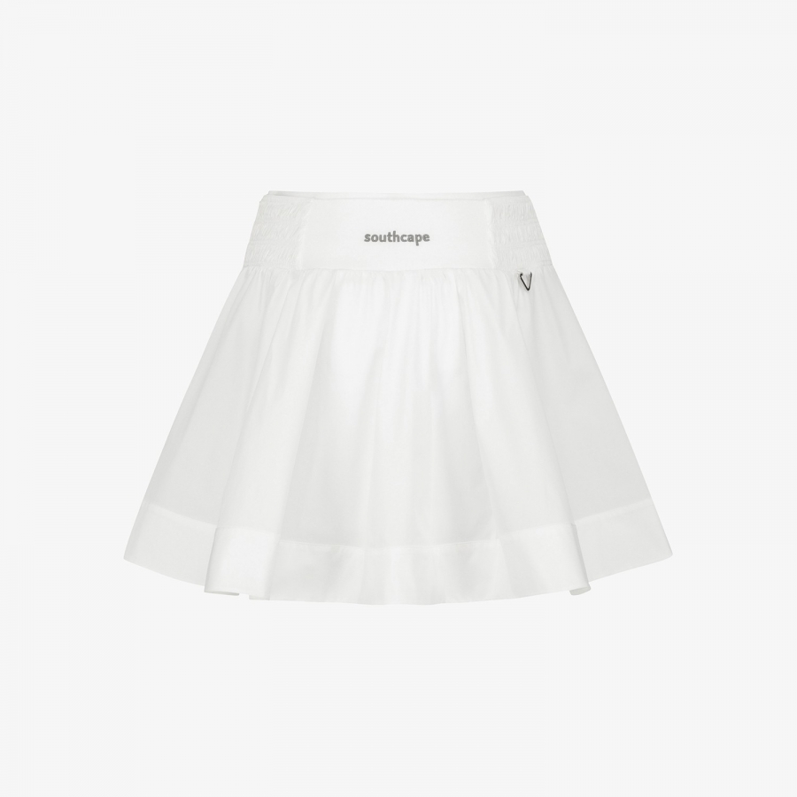 Smocked Flare Skirt_WT