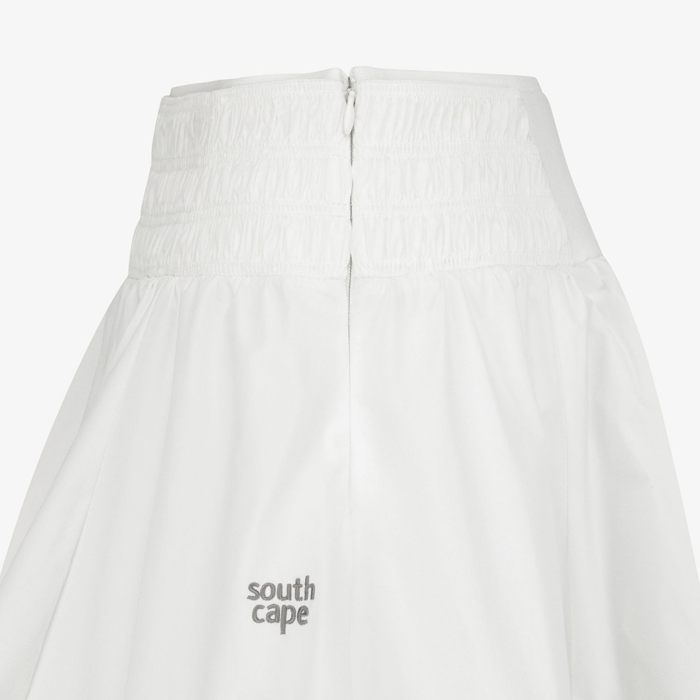 Smocked Flare Skirt_WT