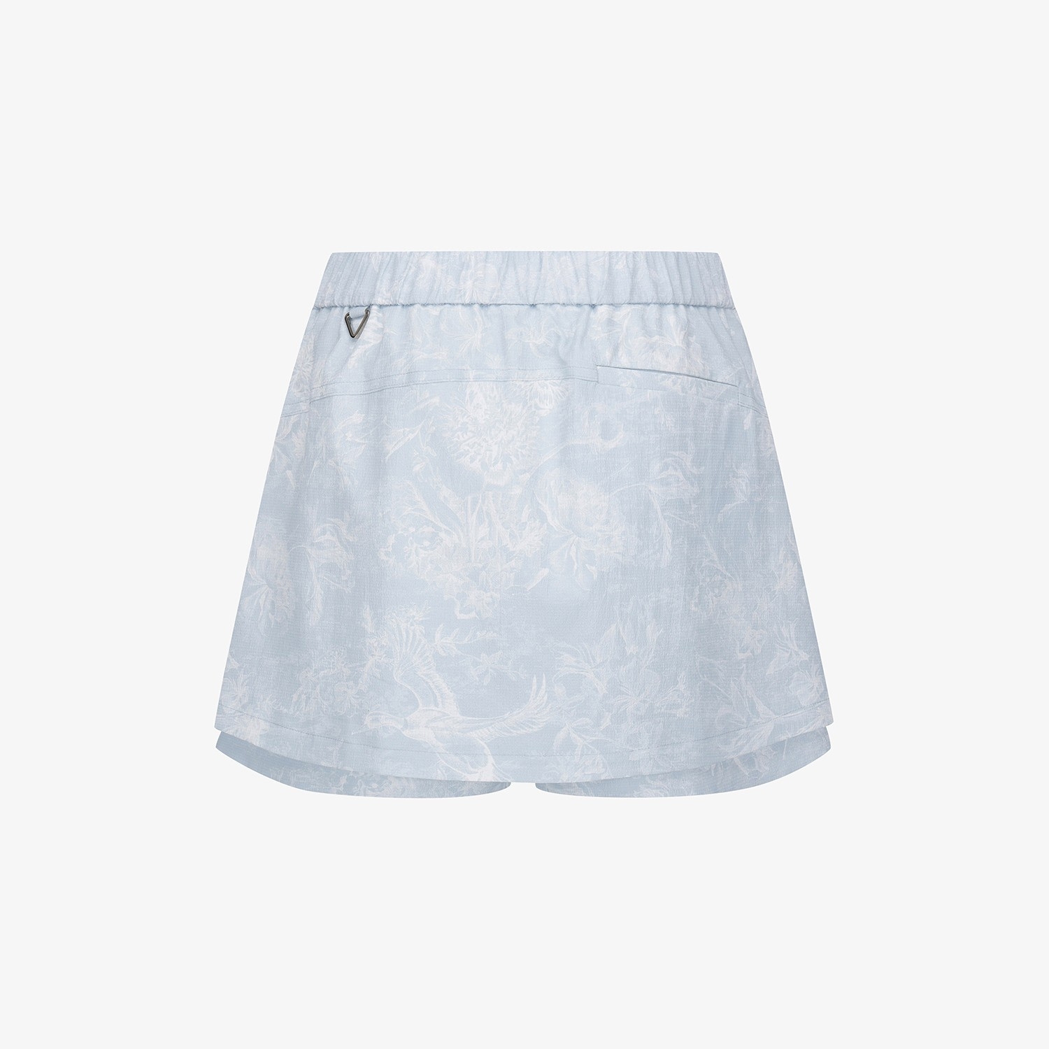 Blossom Pattern Skirt-Silhouette Belt Pants_LB