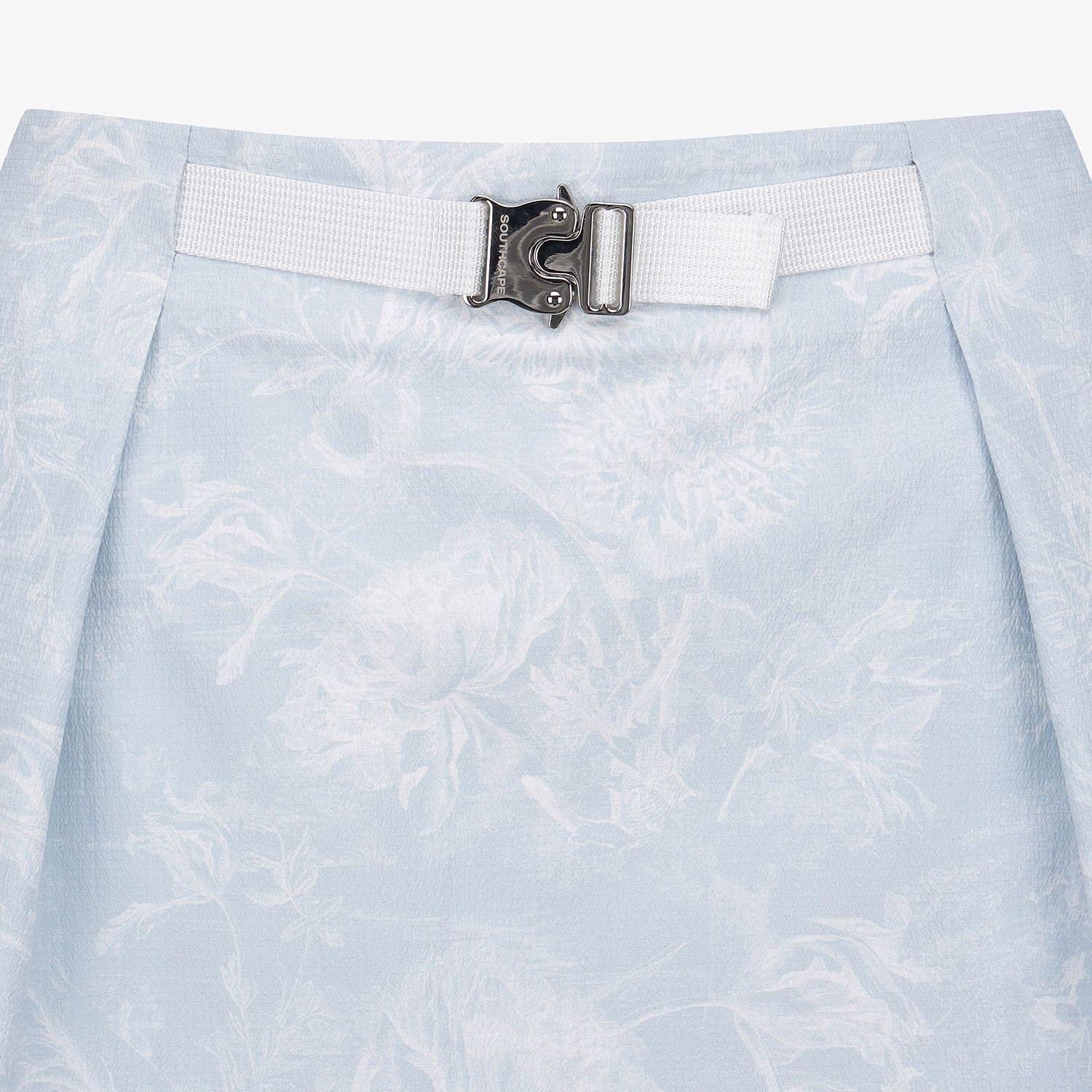 Blossom Pattern Skirt-Silhouette Belt Pants_LB