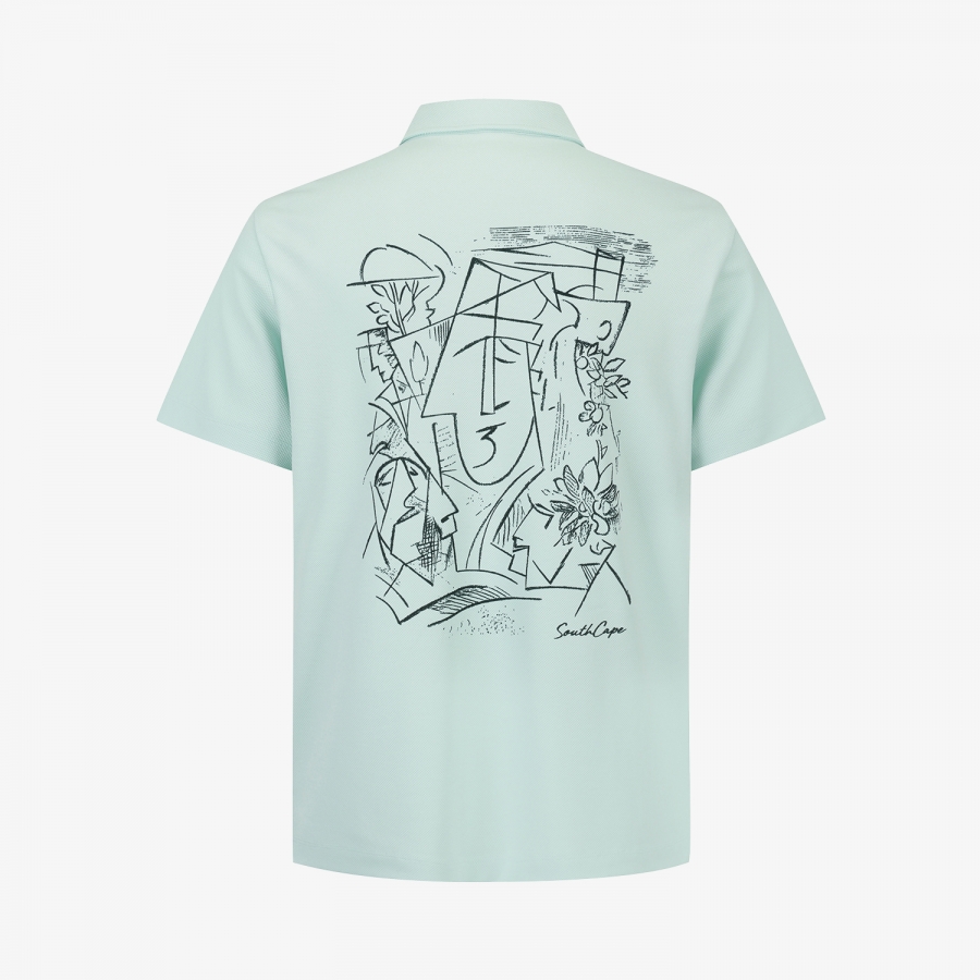 Artwork Short-Sleeve Polo Shirt_MT