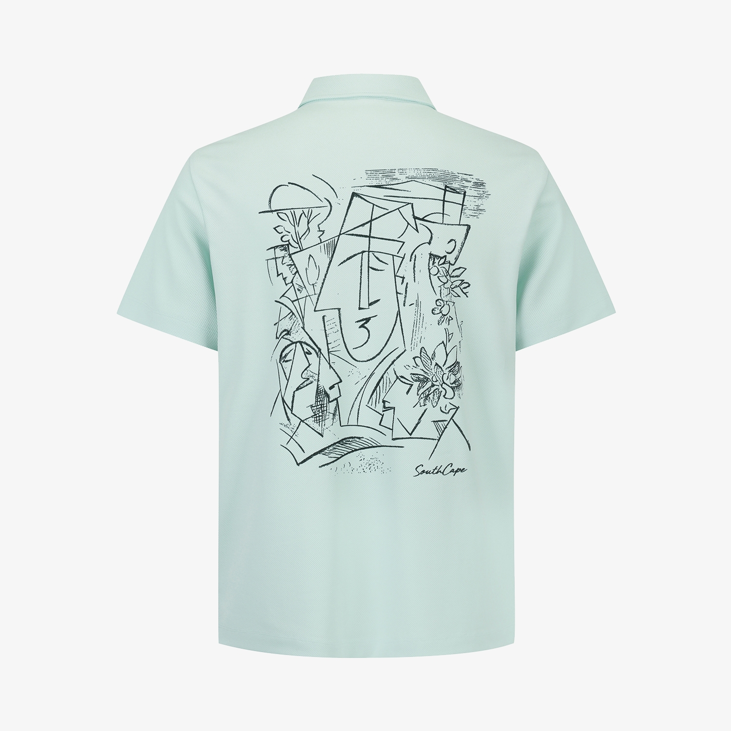 Artwork Short-Sleeve Polo Shirt_MT