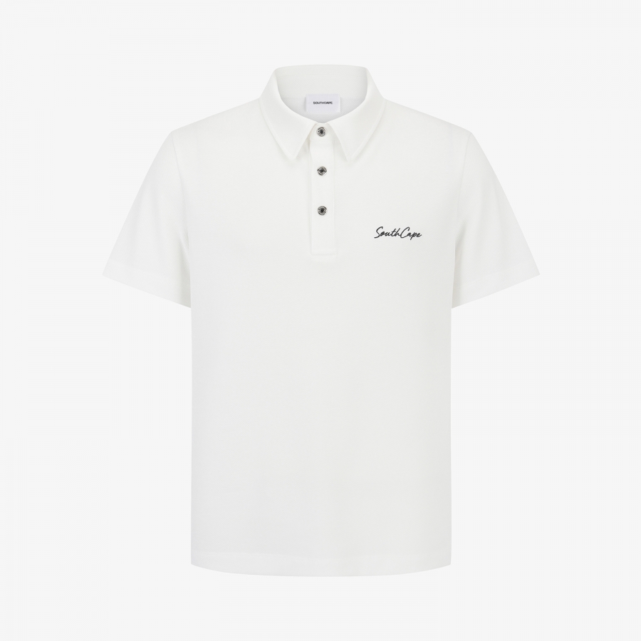 Artwork Short-Sleeve Polo Shirt_WT