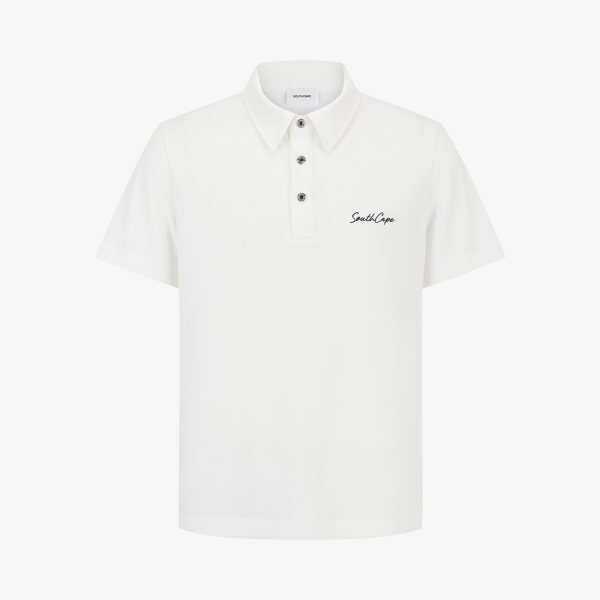 Artwork Short-Sleeve Polo Shirt_WT