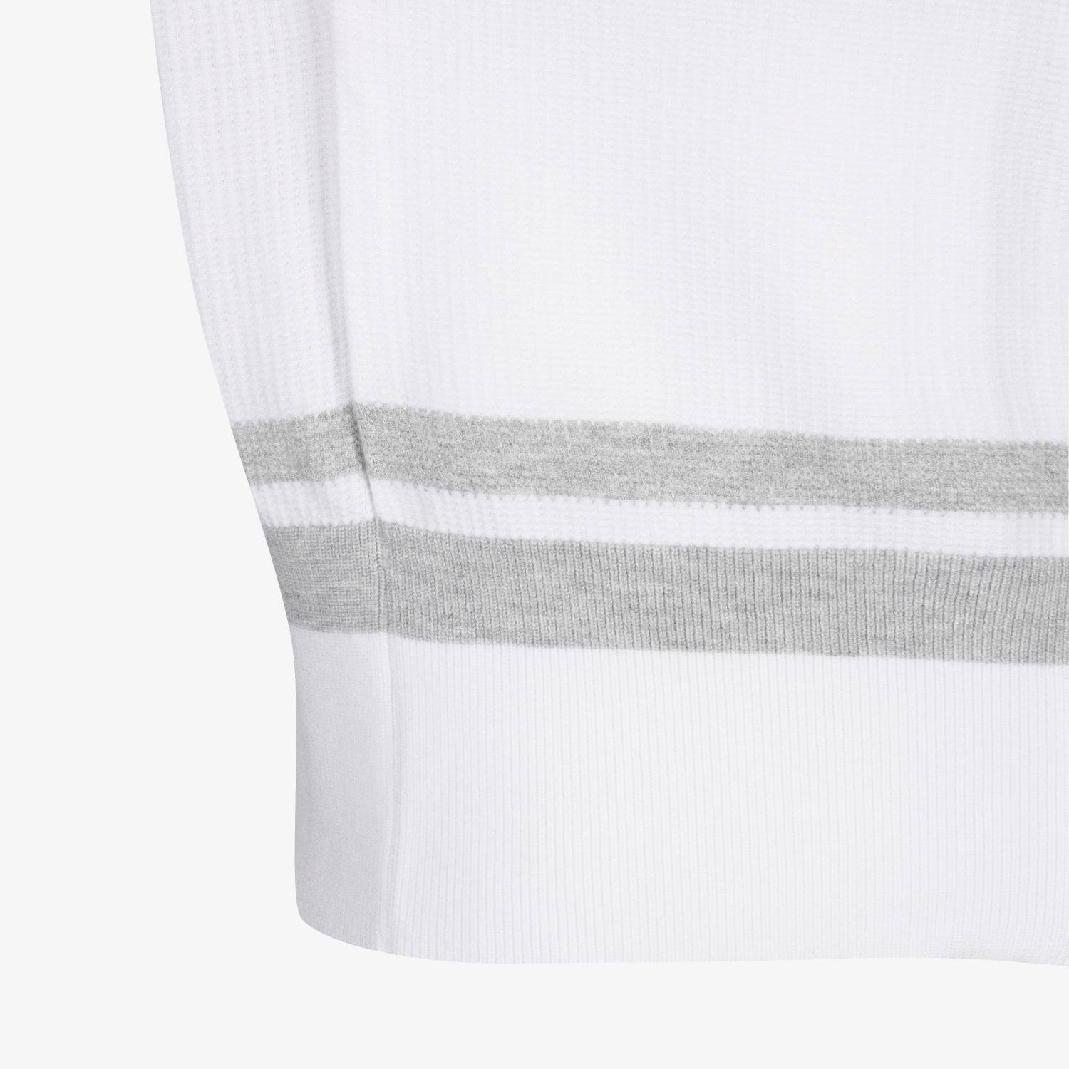 Southcross Sailor Collar Knit Zip Vest_WT