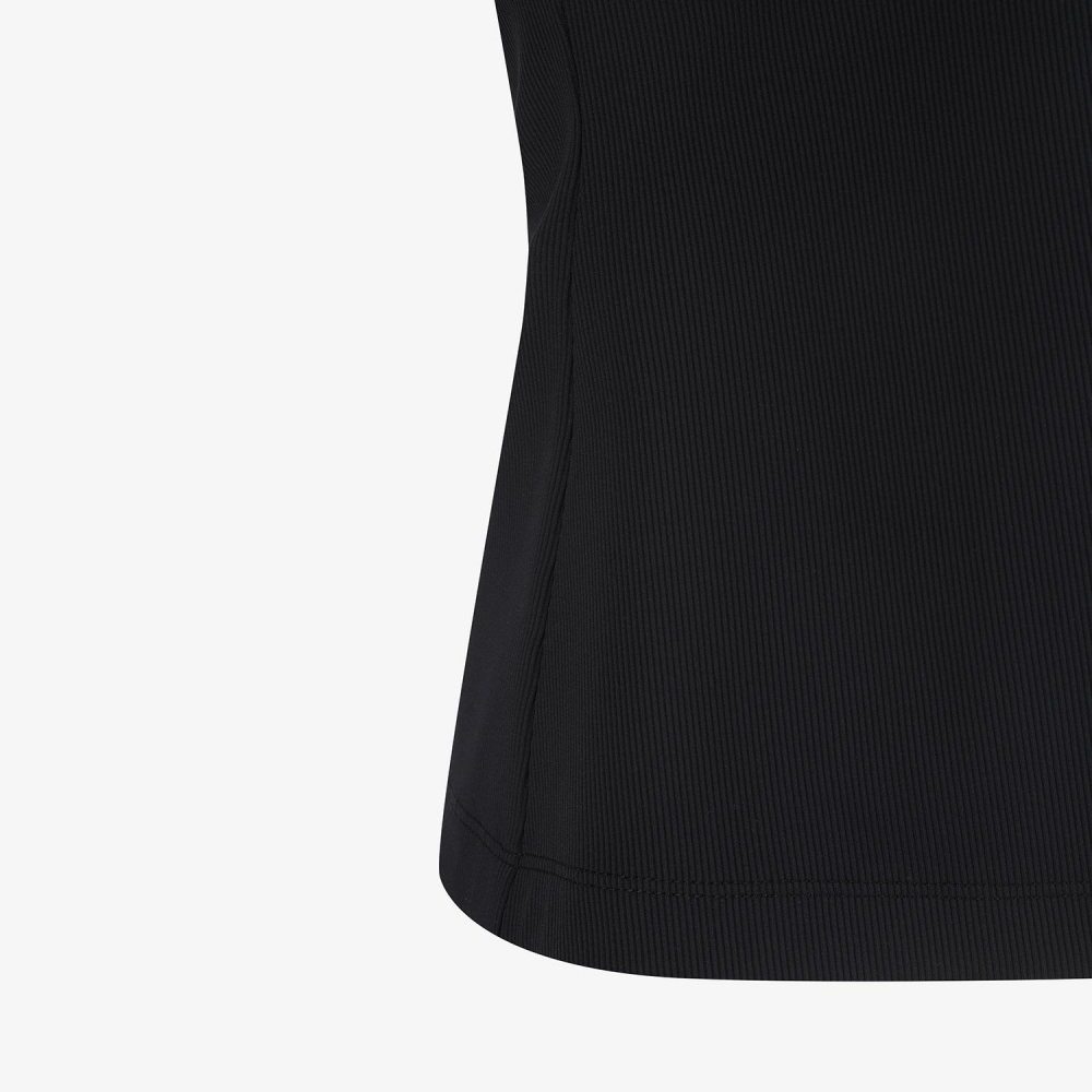 Cool-Touch Layered Collar T-Shirt_BK