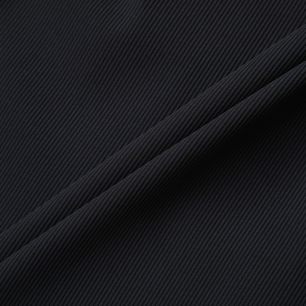 Cool-Touch Layered Collar T-Shirt_BK