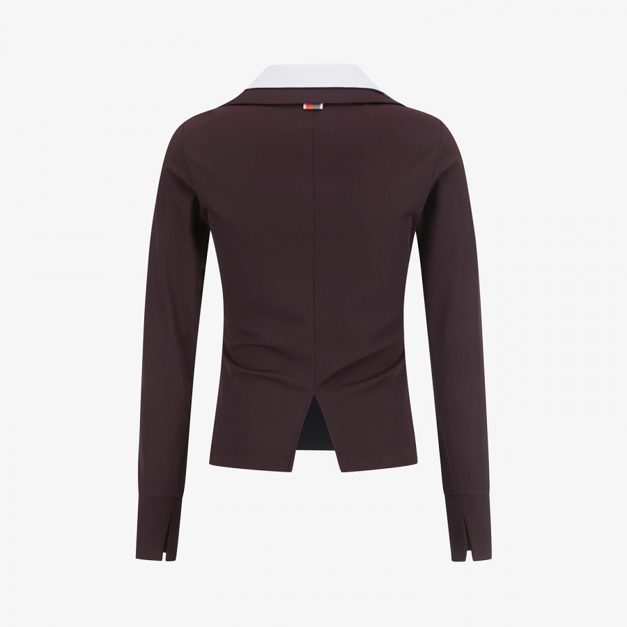 Cool-Touch Layered Collar T-Shirt_BR