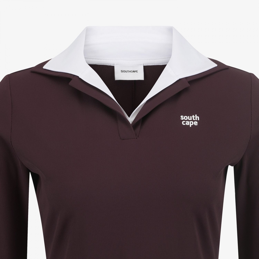 Cool-Touch Layered Collar T-Shirt_BR