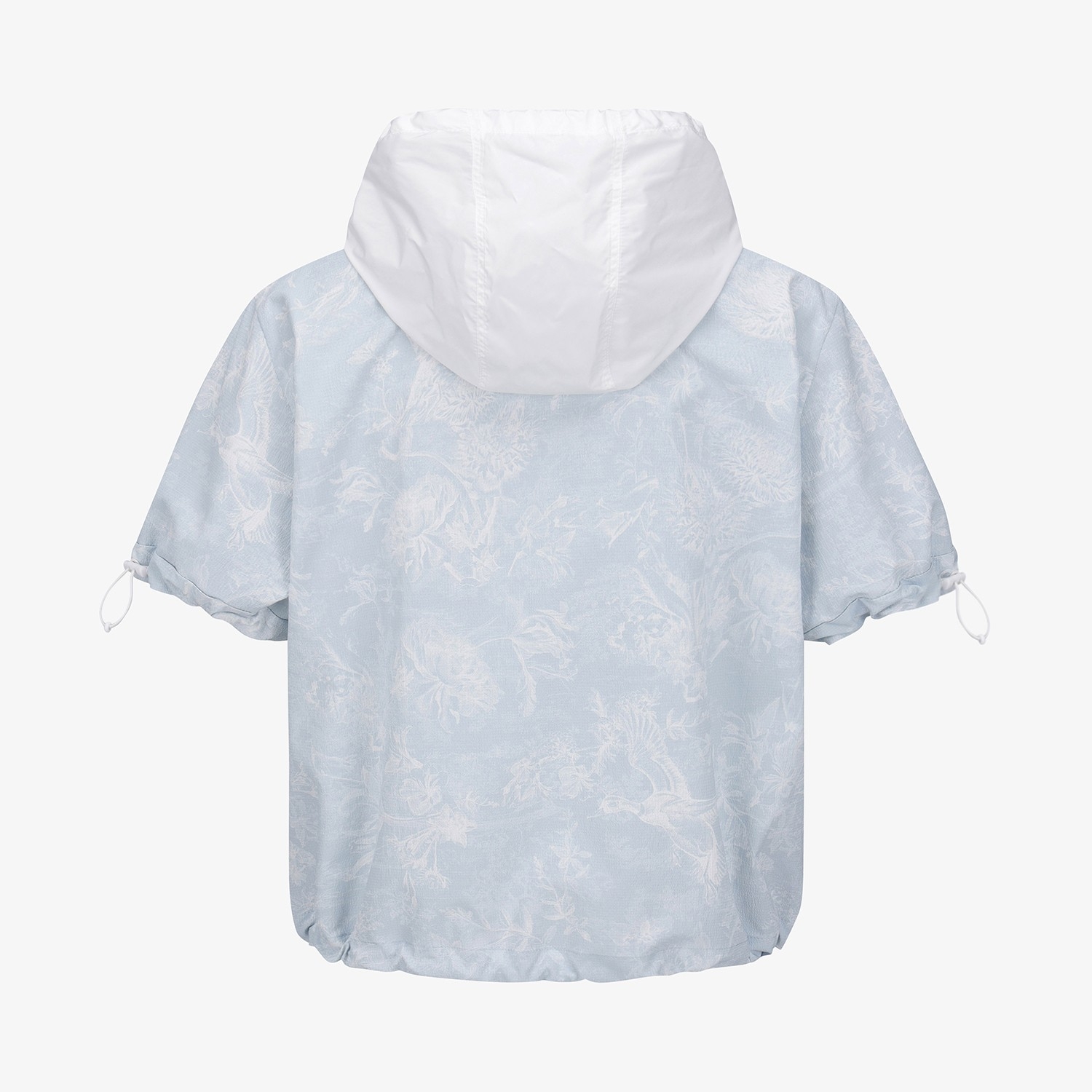 Blossom Pattern Hooded Zip-Up Jumper_LB