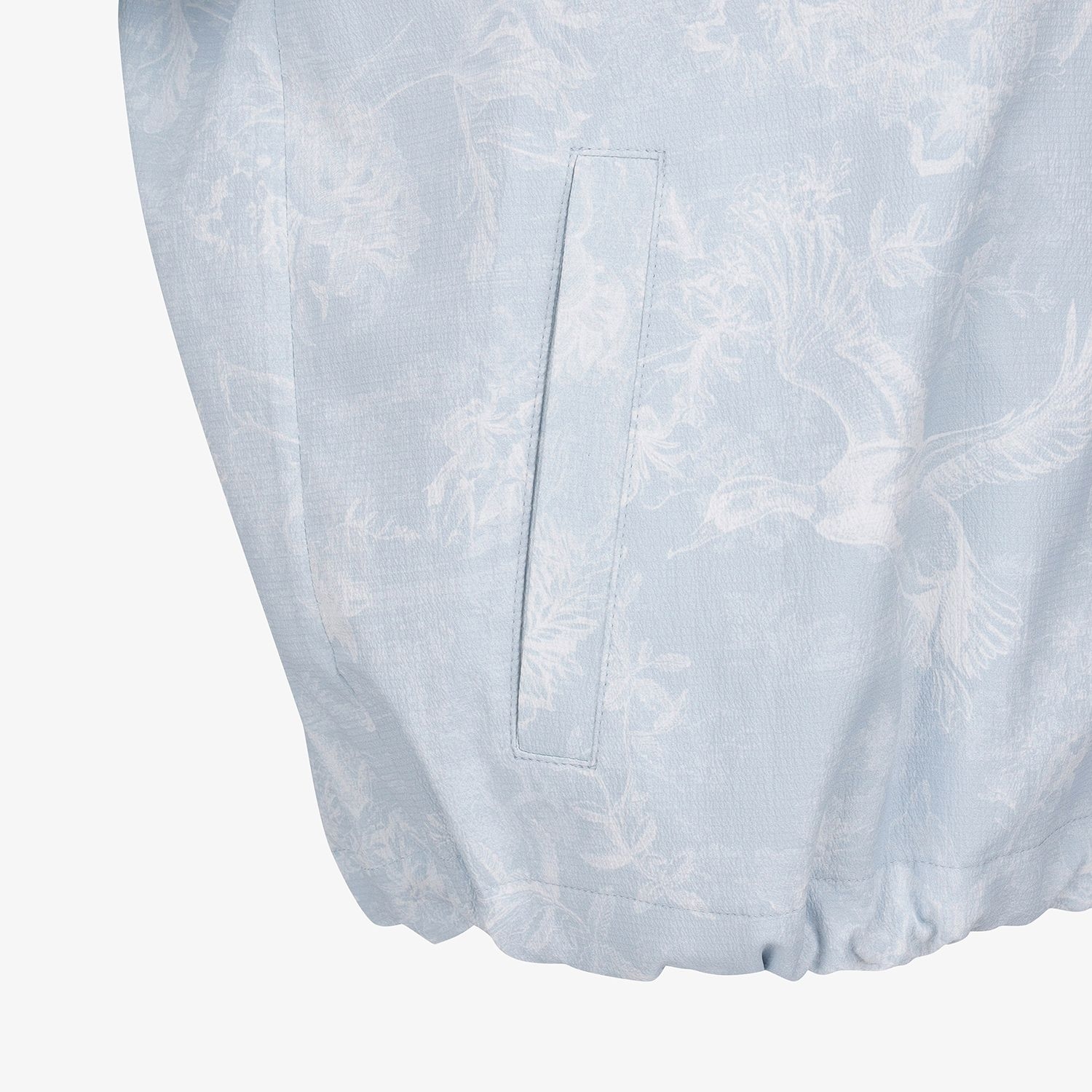 Blossom Pattern Hooded Zip-Up Jumper_LB