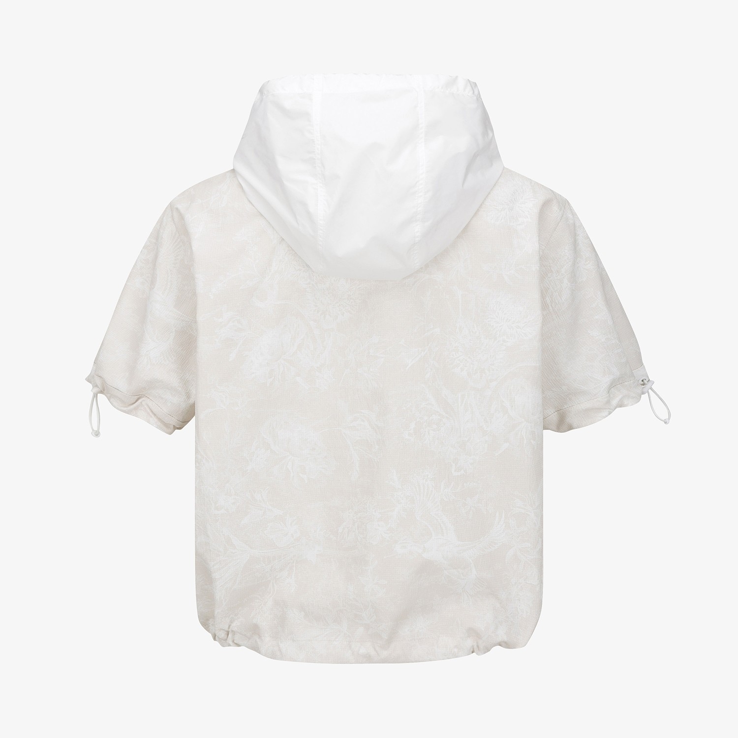 Blossom Pattern Hooded Zip-Up Jumper_LE