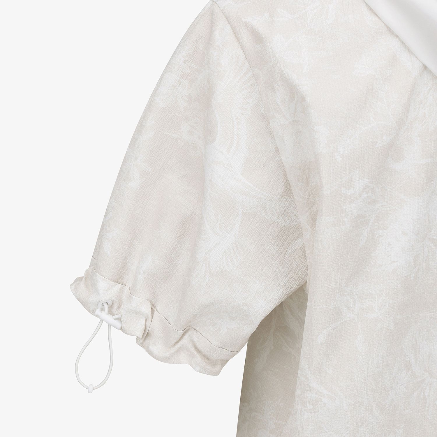 Blossom Pattern Hooded Zip-Up Jumper_LE