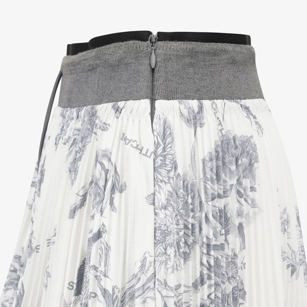 Blossom Pleated Skirt_GY