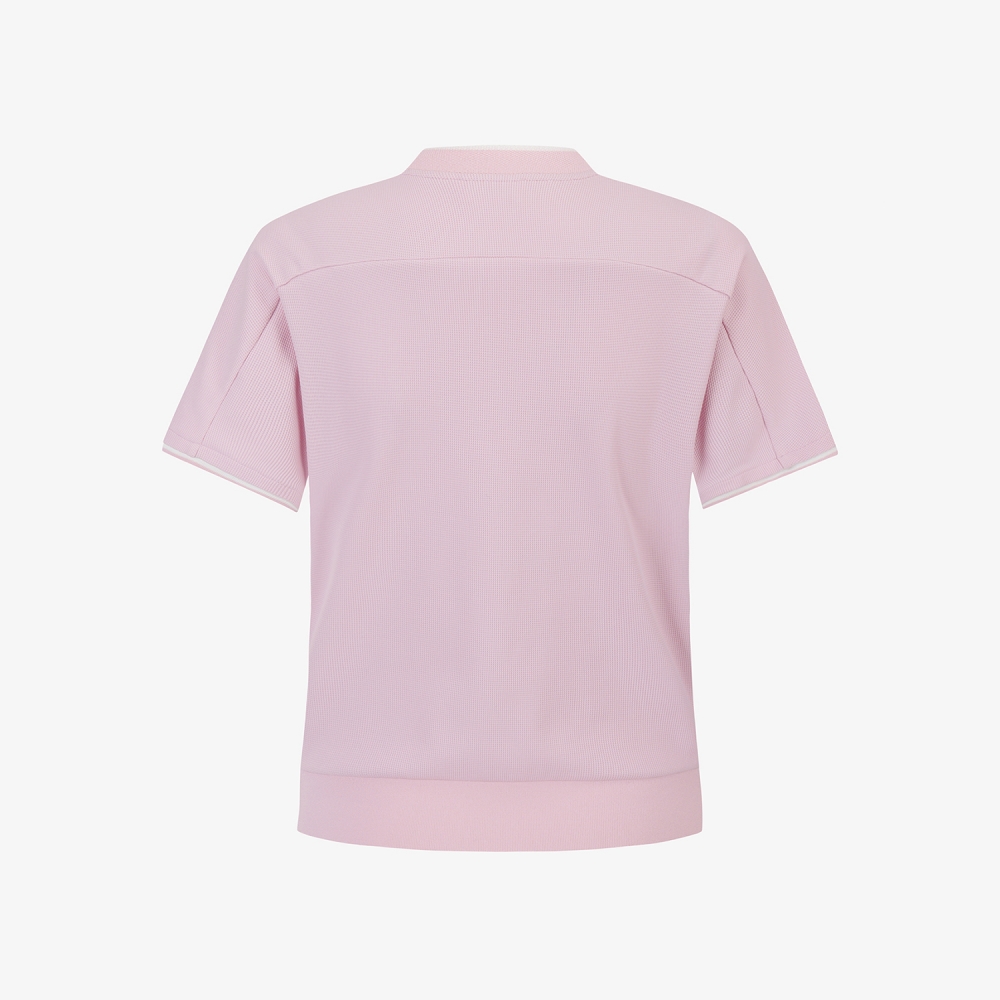Signature Logo-Neck Round T-Shirt_LP