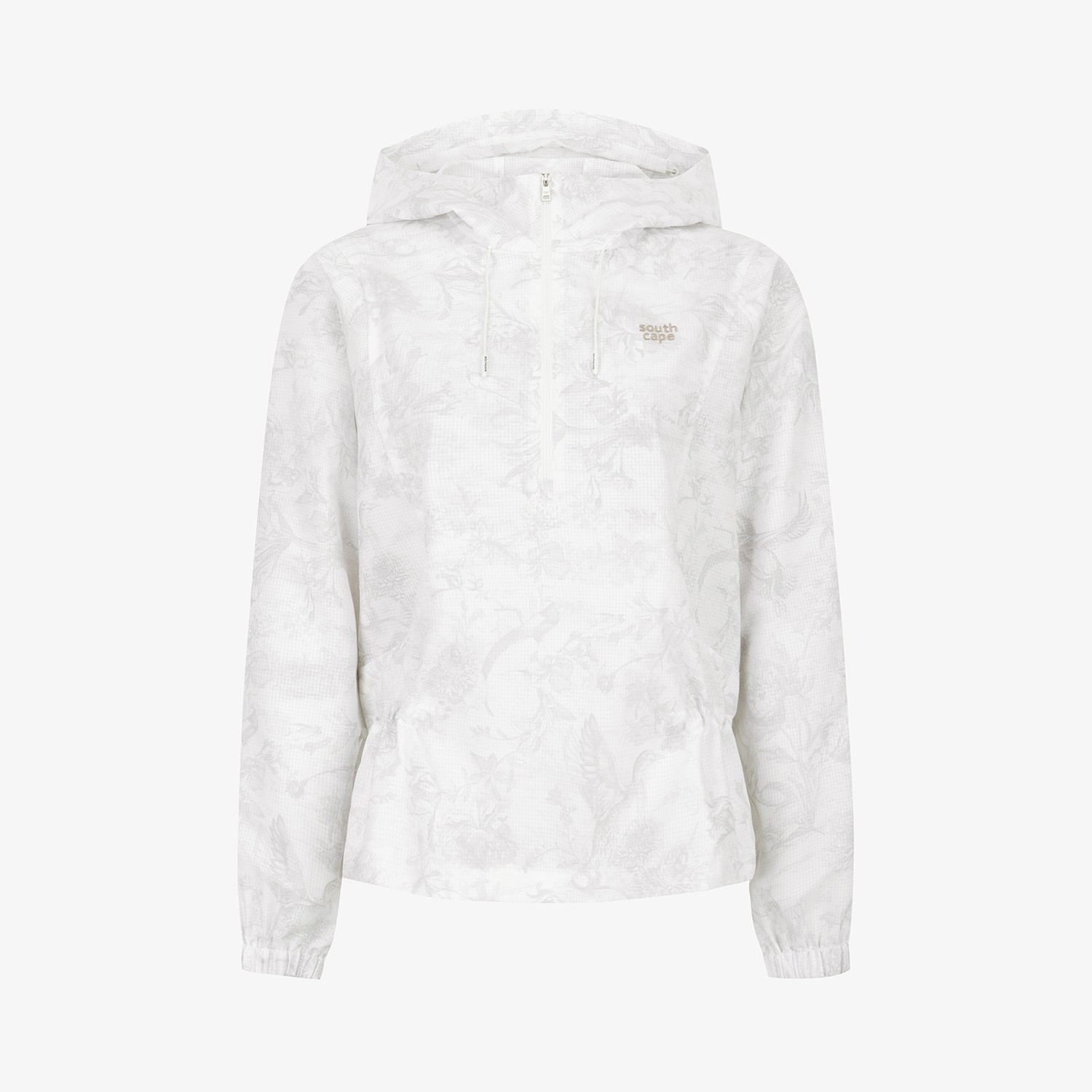 Blossom Pattern Half-Zip Anorak_SE