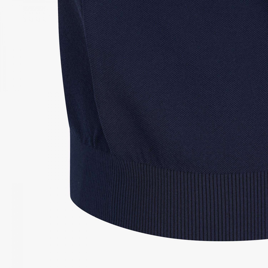Southcross Sleeve-Pattern Knit Polo_NA