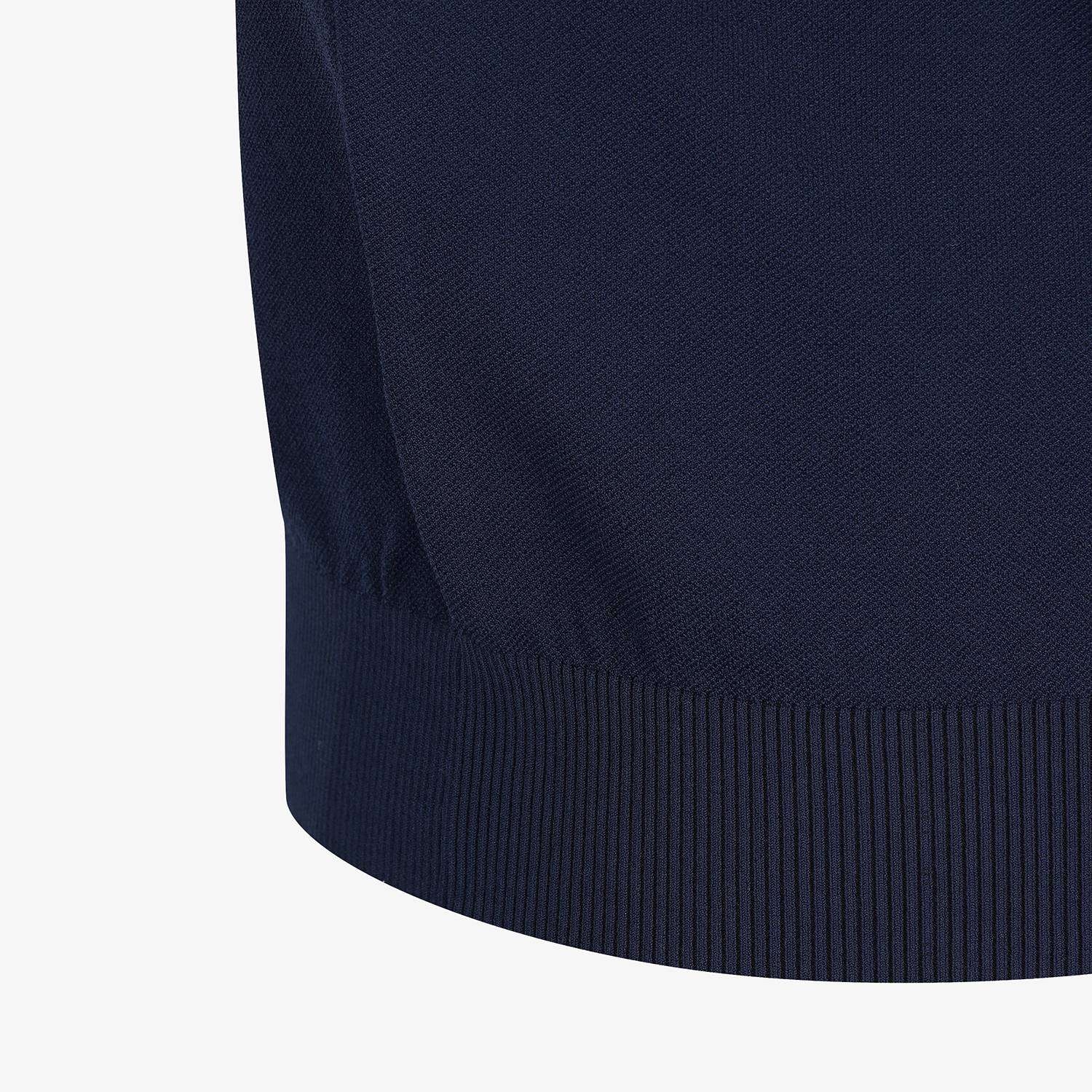 Southcross Sleeve-Pattern Knit Polo_NA