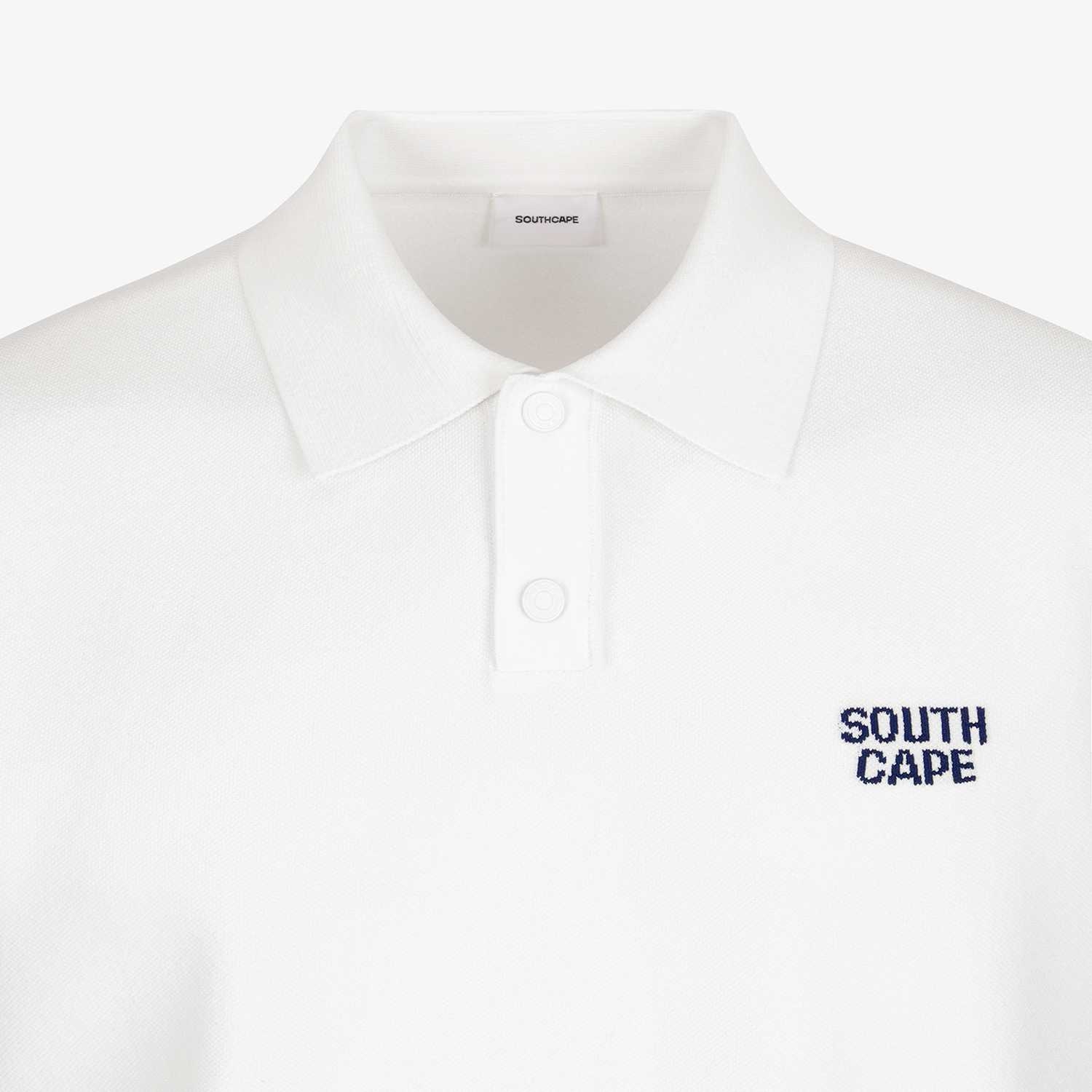 Southcross Sleeve-Pattern Knit Polo_WT