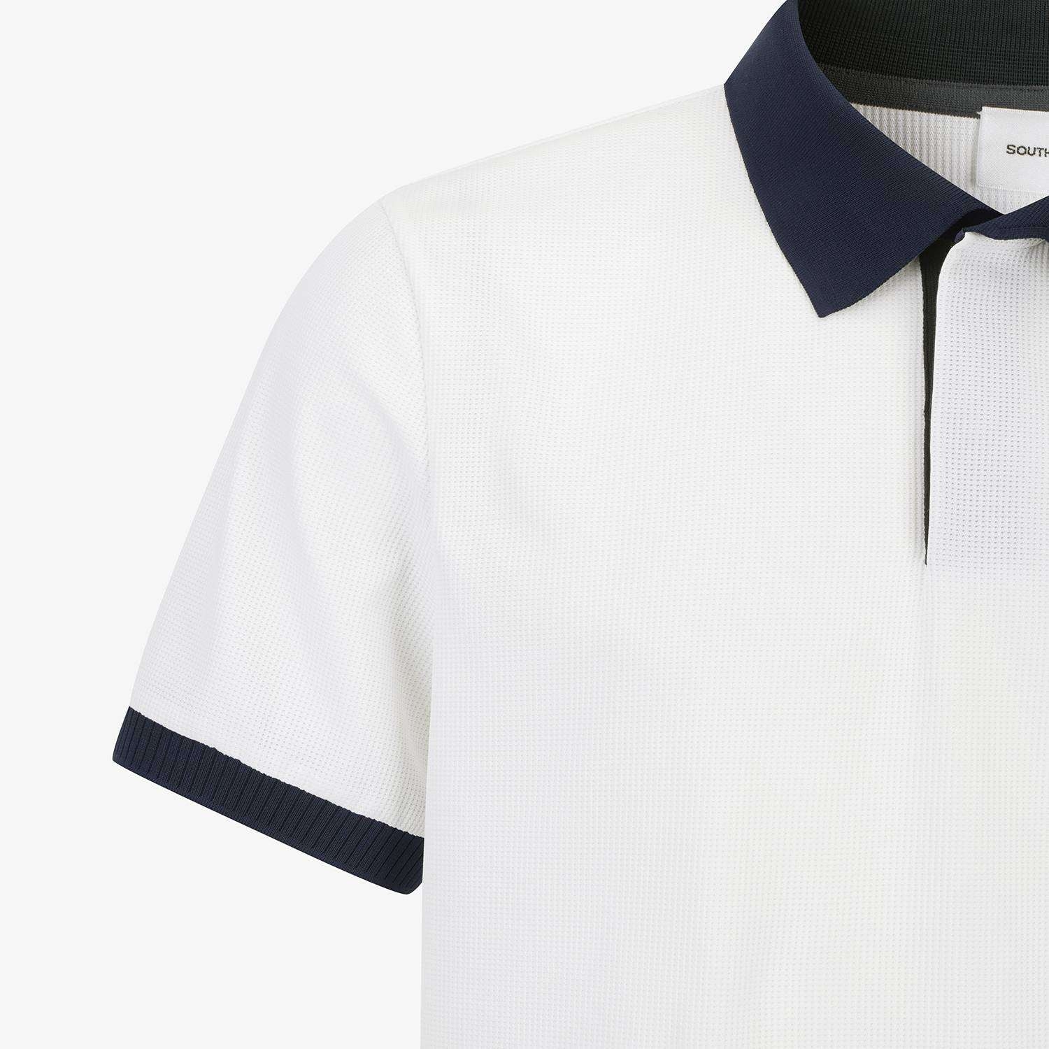 Southcross Color-Block Jersey Collar T-Shirt_IC