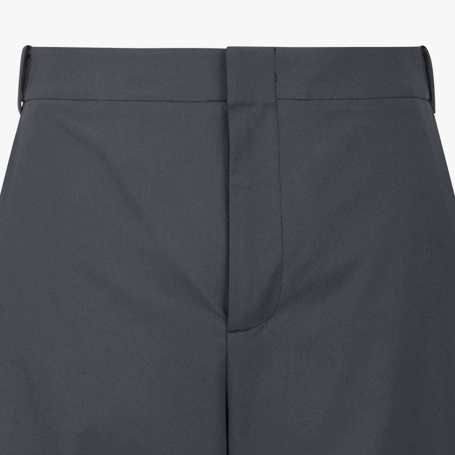 Panel-Line Adjustable String Pants_BK