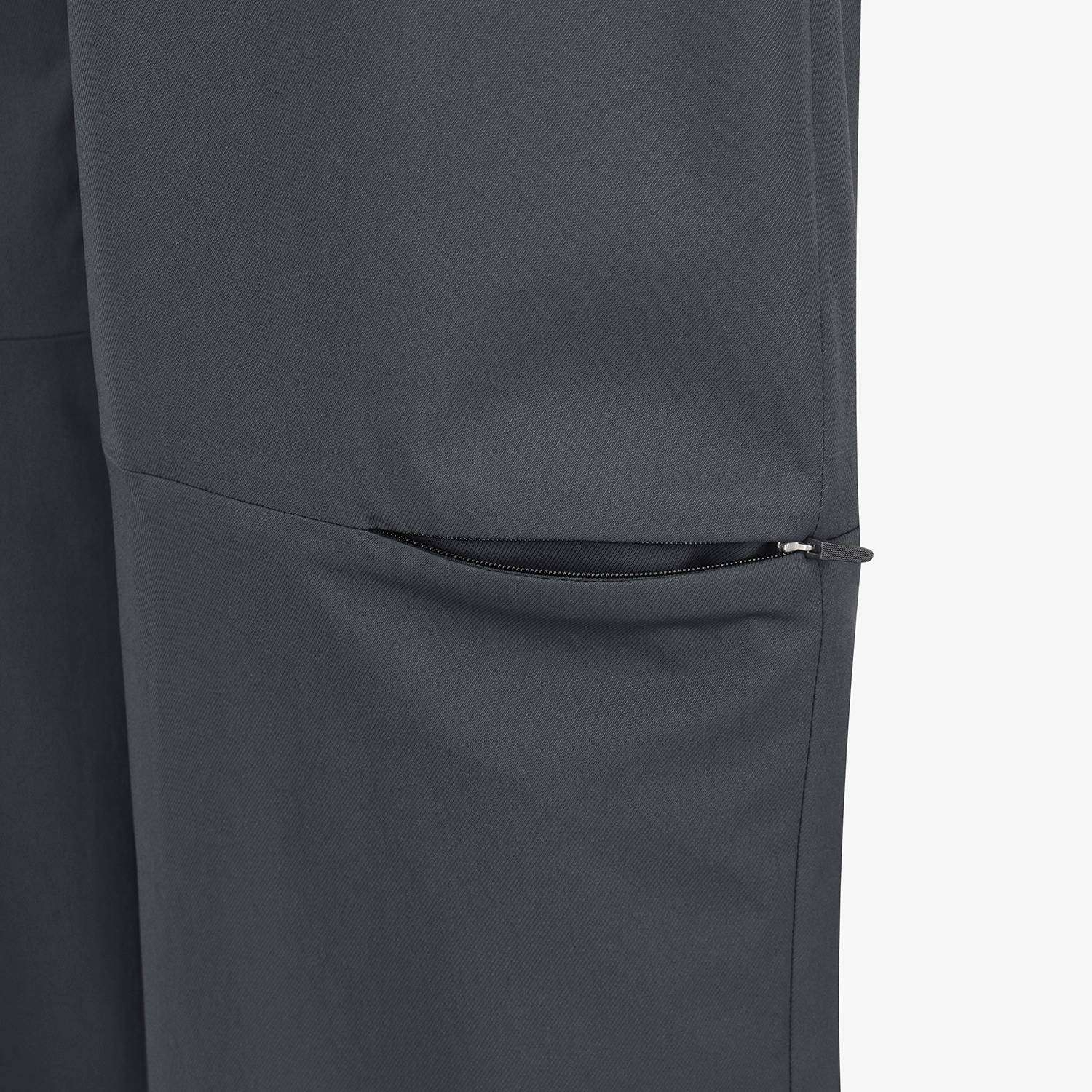 Panel-Line Adjustable String Pants_BK