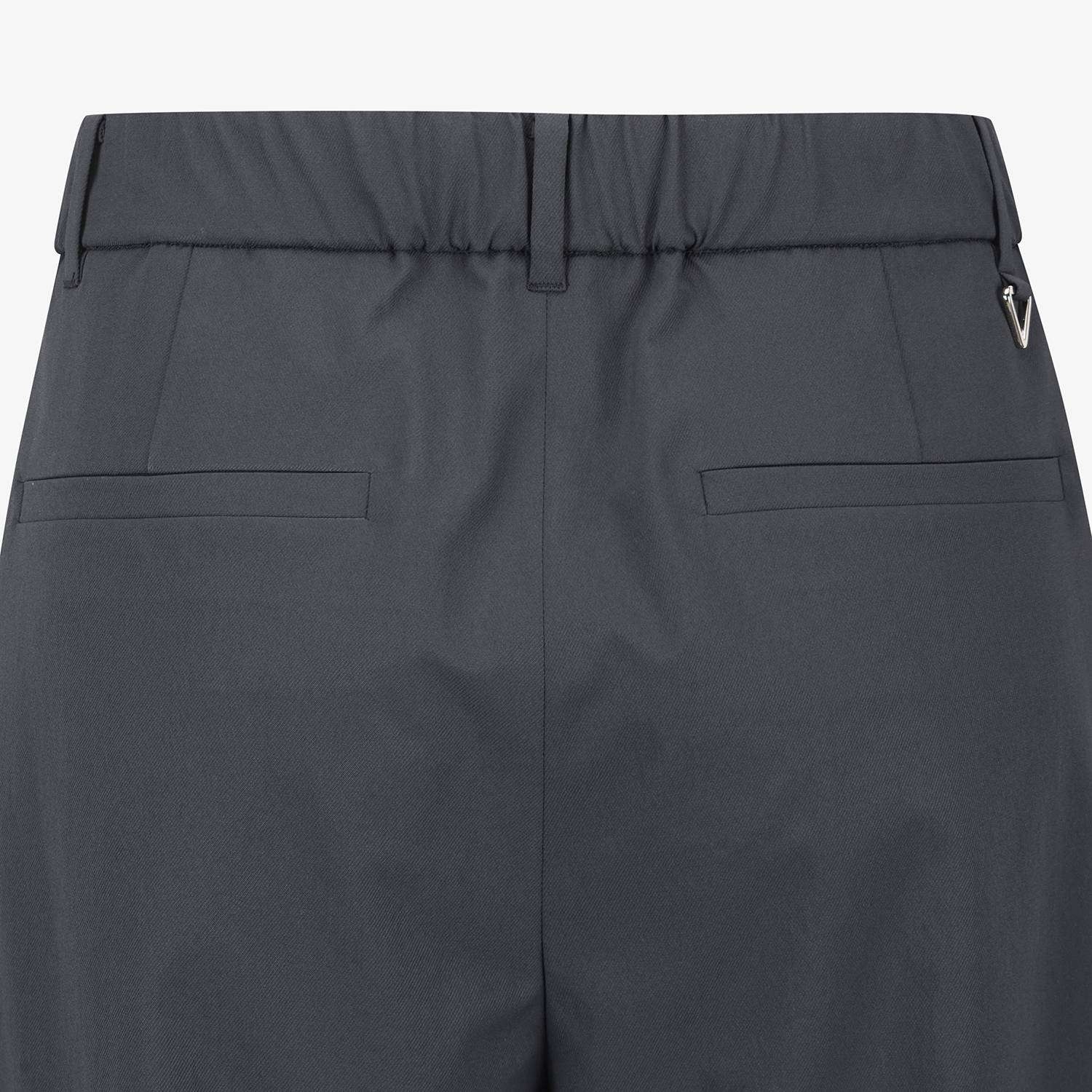 Panel-Line Adjustable String Pants_BK
