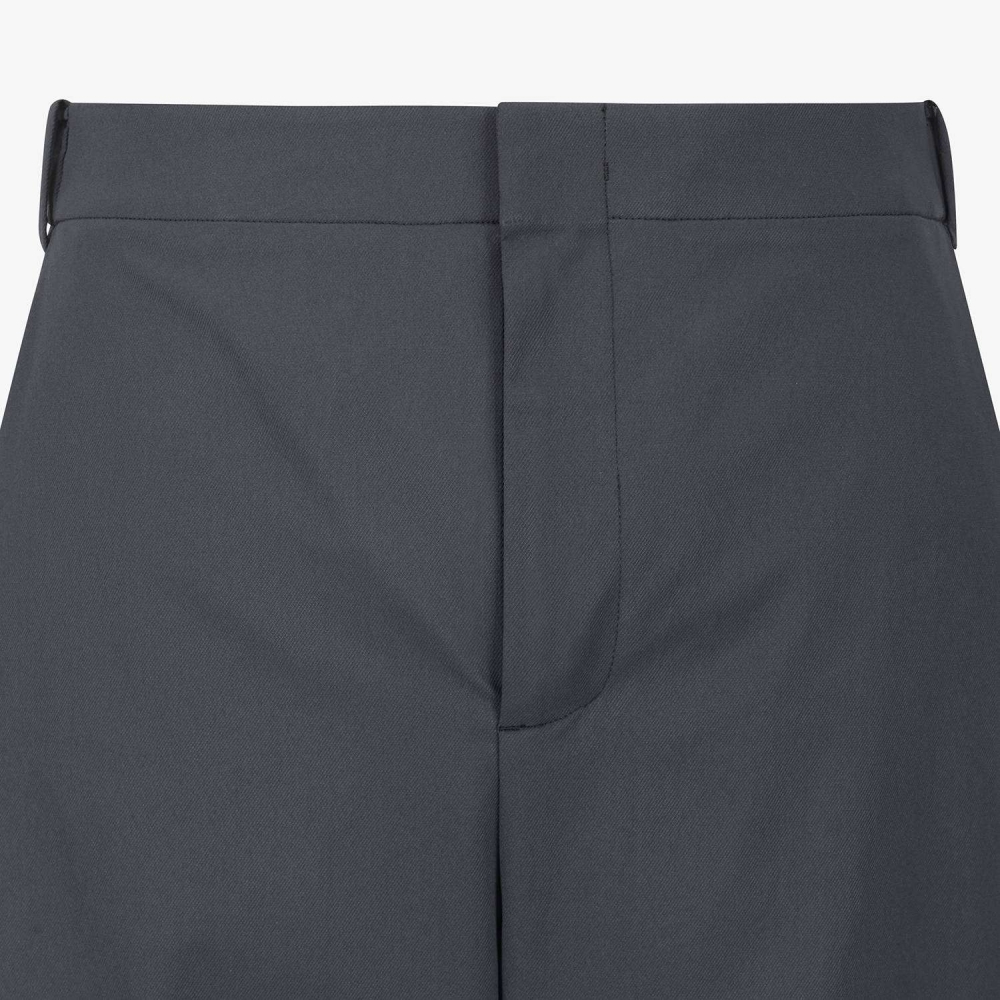 Panel-Line Adjustable String Pants_BK