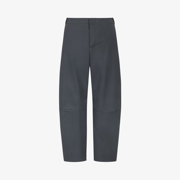 Panel-Line Adjustable String Pants_BK