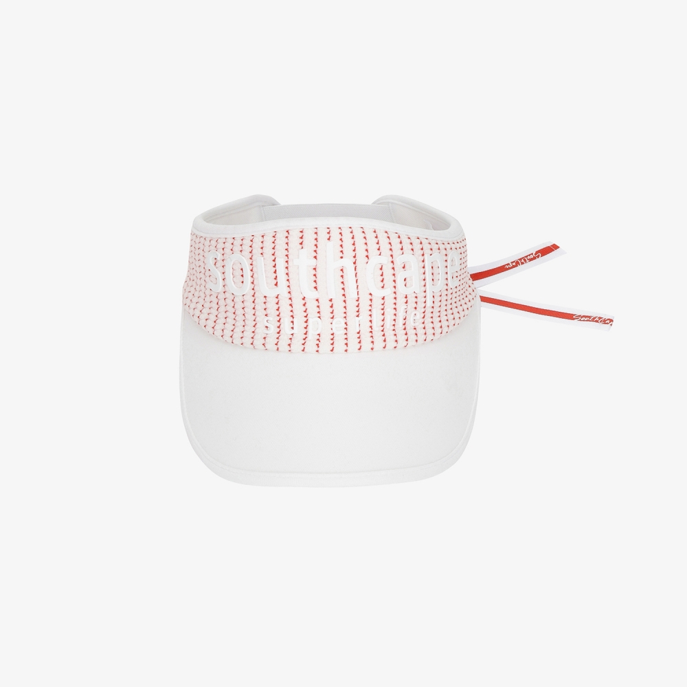 Signature Stripe Ribbon Visor_RD