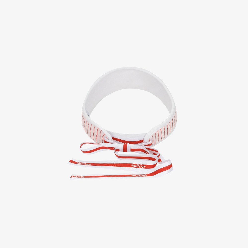 Signature Stripe Ribbon Visor_RD