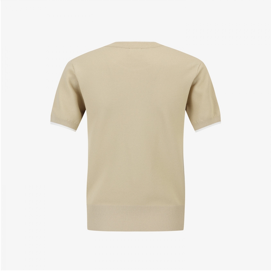 Contrast Round-Neck Knit_BE
