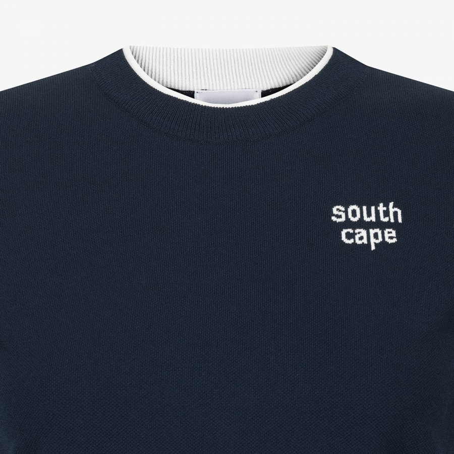 Contrast Round-Neck Knit_NA